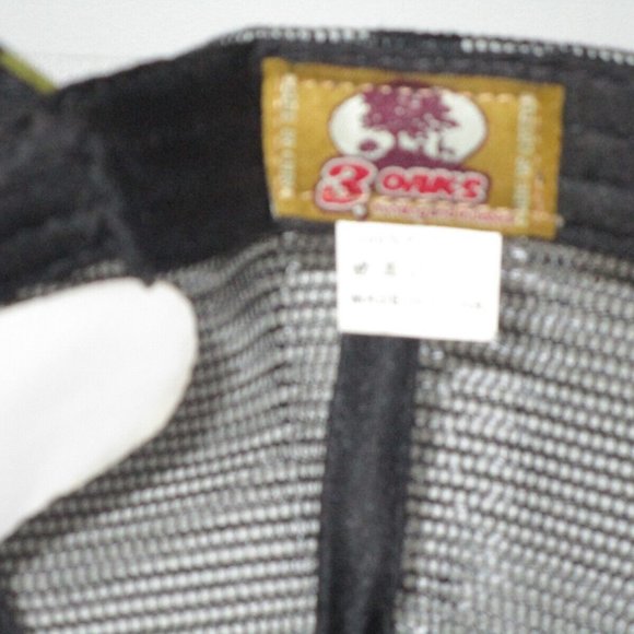 3 Oaks Embroidered Camo  Net Back Fishing Baseball Cap Hat Adjustable New #763 - Picture 11 of 11